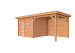 Douglas Topvision Premium Raaf, 298 x 298 en luifel 300 cm, transparant gespoten.
