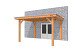 Buitenverblijf aan huis Excellent I, douglas, basismodel L/A, 207x299 cm, onbehandeld.