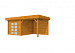 Douglas Topvision Premium Roek, 298 x 298 en luifel 300 cm, transparant gespoten.