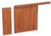 Damwand hardhout Angelim Vermelho 3x18.5x350 cm