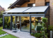 Elektrische boven zonwering met rits W350 250x150 cm (bxd) Incl. afstandsbediening type I.O.