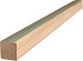Douglas geschaafde regel 4,5 x 4,5 x 300 cm, onbehandeld.