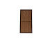 Kokosscherm in houten frame 180 x 180 cm