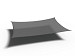 Schaduwdoek Coolfit Vierkant 3,6 x 3,6 x 3,6 x 3,6m antraciet