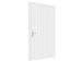 Plaatdeur wit enkel XL rechtsdraaiend deur (incl. hang en sluitwerk)