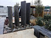 Hamoir decoplaat Pillar Premium Black 200x50x3/7 cm