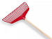 Bladhark Fiskars met houten steel 150 x 2,4 cm, gewaxt.