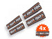Elastieken voor Fento kniebeschermer 400 en 400 Pro (4 stuks)