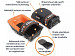 Set elastieken met clip voor Fento kniebeschermer 200 en 200 Pro (4 stuks)