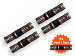 Set elastieken met clip voor Fento kniebeschermer 400 en 400 Pro (4 stuks)