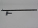 Verstelbare duimheng / Plaat 130x35mm / Heng 800x40mm - Galvanisch verzinkt