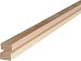 Douglas geschaafde regel 2,2 x 4,5 x 300 cm, onbehandeld.