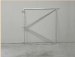 Verstelbaar poortframe 140-155 cm 3 lippen