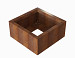 Bloembak corten Module+ 60x60x28 cm