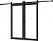 Douglas Steel Look schuifdeur dubbel zwart 1780x2060mm - module 01