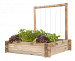 Minigarden met frame en touw 100 x 90 x 90 cm