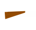 Rigidline corten hoogte 40 cm - lengte 216 cm - incl. grondnagels en verbindingsset