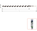 Slangenboor Silver-line ø6x230 (1 st per set)