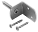 L-beslag RVS los - 35x30mm dikte 2mm - zonder bevestigingsschroeven