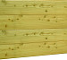 Scandinavisch vuren geschaafd blokhutprofiel 2,8 x 14,5 x 300 cm, groen geïmpregneerd.