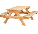 Douglas picknicktafel Ellis, bladmaat 180 x 75 cm, groen geïmpregneerd