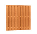 Hardhouten geschaafd plankenscherm 20-planks, recht verticaal, 180 x 180
