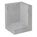 L-Hoekelement 30x30x40 (bxdxh) grijs