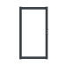Boston alu poortframe 98x183cm RAL7016 incl insteekslot