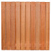 Tuinscherm hardhout 21-planks (19 + 2) Dronten 180 x 180 cm