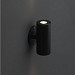 Wandlamp Amadora zwart - rond