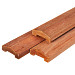 Hardhouten geschaafde afdekkap met sponning 8,8 x 3,5 x 180 cm.