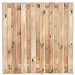 Plankenscherm 17-planks 180x180 cm - geschaafd grenen geïmpregneerd 16mm
