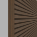NewTechWood aluminium co-extrusie eindprofiel t.b.v. Castellation PRO, 5 x 5 x 300 cm, Ipe.