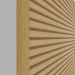 NewTechWood aluminium co-extrusie eindprofiel t.b.v. Castellation PRO, 5 x 5 x 300 cm, Red Cedar.