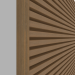 NewTechWood aluminium co-extrusie eindprofiel t.b.v. Castellation PRO, 5 x 5 x 300 cm, Teak.