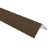 NewTechWood aluminium co-extrusie hoekprofiel t.b.v. Castellation PRO, 6 x 6 x 300 cm, Ipe.