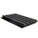 NewTechWood HKC co-extrusie wand bekleding castellation 25 profiel, 2,5 x 19,6 x 290 cm, Ebony zwart