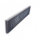 Grasband Zwart ronde kop 5x25x100cm