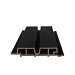 NewTechWood HKC co-extrusie Castellation PRO65 gevelbekleding, 3,3 x 18 x 290 cm, Ebony zwart.