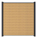 NewTechWood co-extrusie composiet scherm, 181 x 180 cm, Red Cedar.