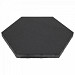 Soft Comfort Zeskant 60x60x4cm Nero