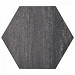 Soft Comfort Zeskant 60x60x4cm Grijs/Zwart