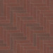 ExcluKera Waalformaat 20x5x7 cm rood-bruin met deklaag