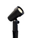 Mafra | rechte kap zwart prikspot | warmwit | 1,5 watt | dimbaar | OutdoorPro+ | 12 volt
