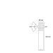 Lapas middelgroot | staande lamp | warmwit | 4 watt | dimbaar | OutdoorPro+ | 12 volt