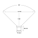 Pego | rond zwart grondspot | warmwit | 7 watt | OutdoorPro+ | 12 volt