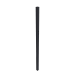 NewTechWood aluminium poortpaalset, 2 stuks met paalkap, 8 x 8 x 270 cm, zwart.