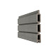 NewTechWood co-extrusie composiet Triple Rhombus schermplank, 2,1 x 15 x 180 cm, Silver Gray.