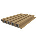 NewTechWood HKC co-extrusie wand bekleding castellation 25 profiel, 2,5 x 19,6 x 290 cm, Red Cedar.