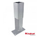 Paalhouder grijs gepoedercoat 8x16x30cm (tbv 7x7cm palen)